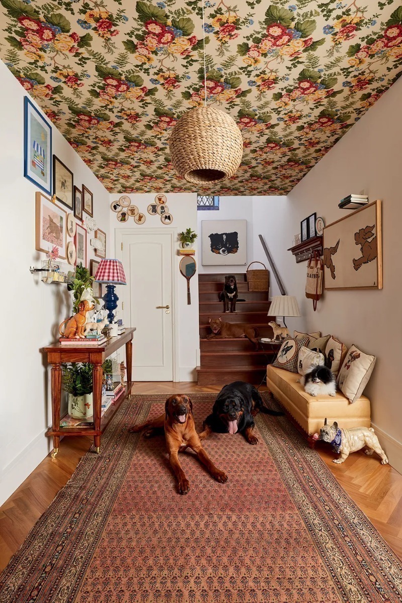 Tecido Floral Equador Baunilha