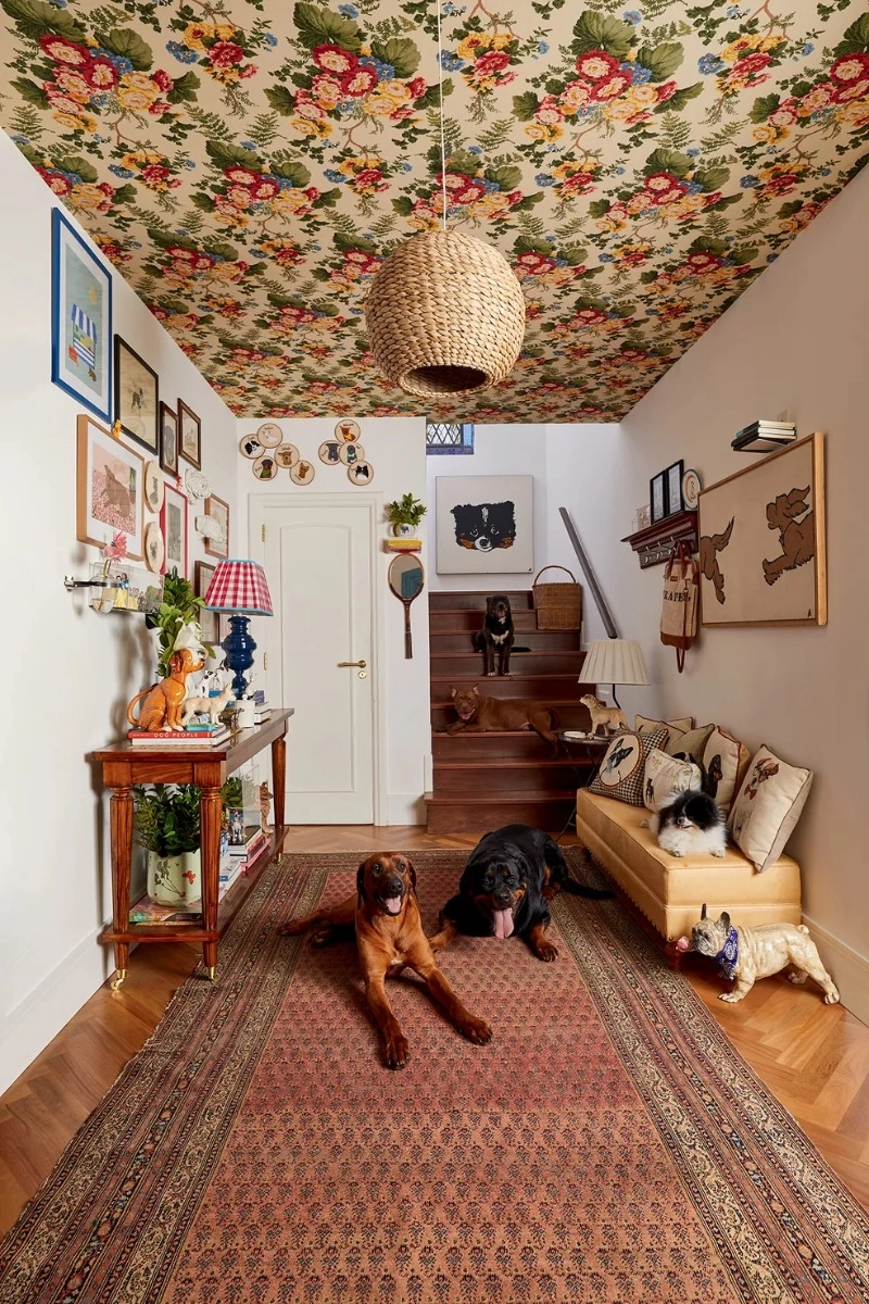 Tecido Floral Equador Baunilha