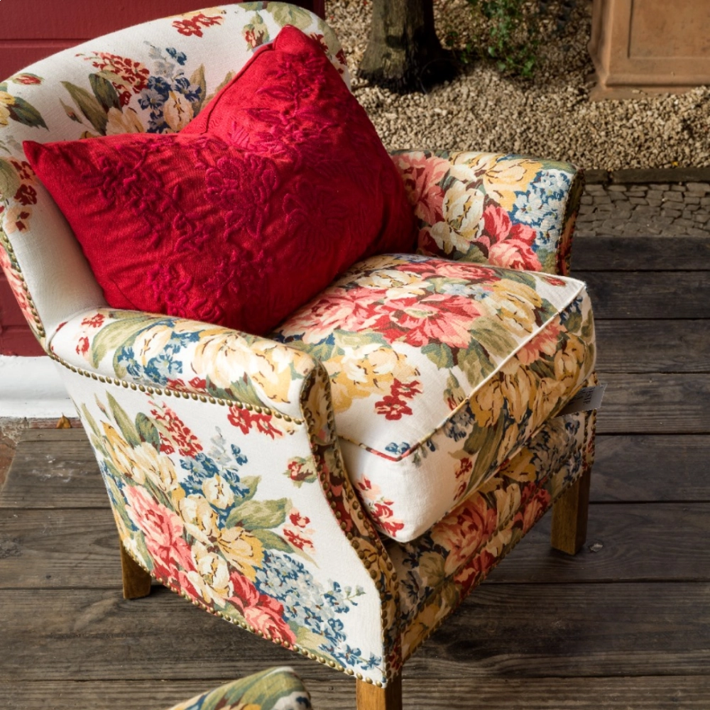 Tecido Bouquet Guava Magenta