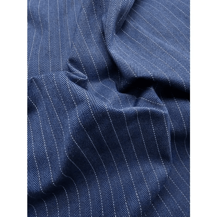 Tecido Chevron Long Beach Índigo