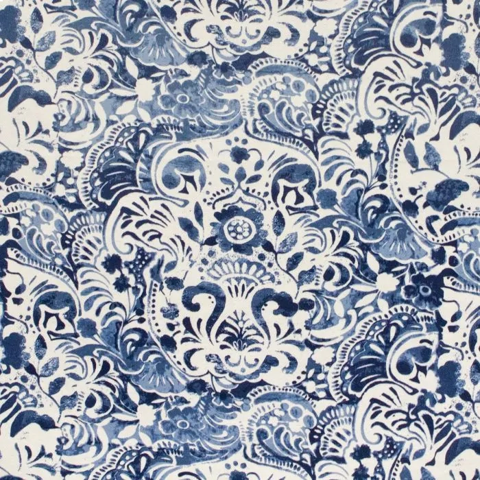 Tecido Flor Easter Blue