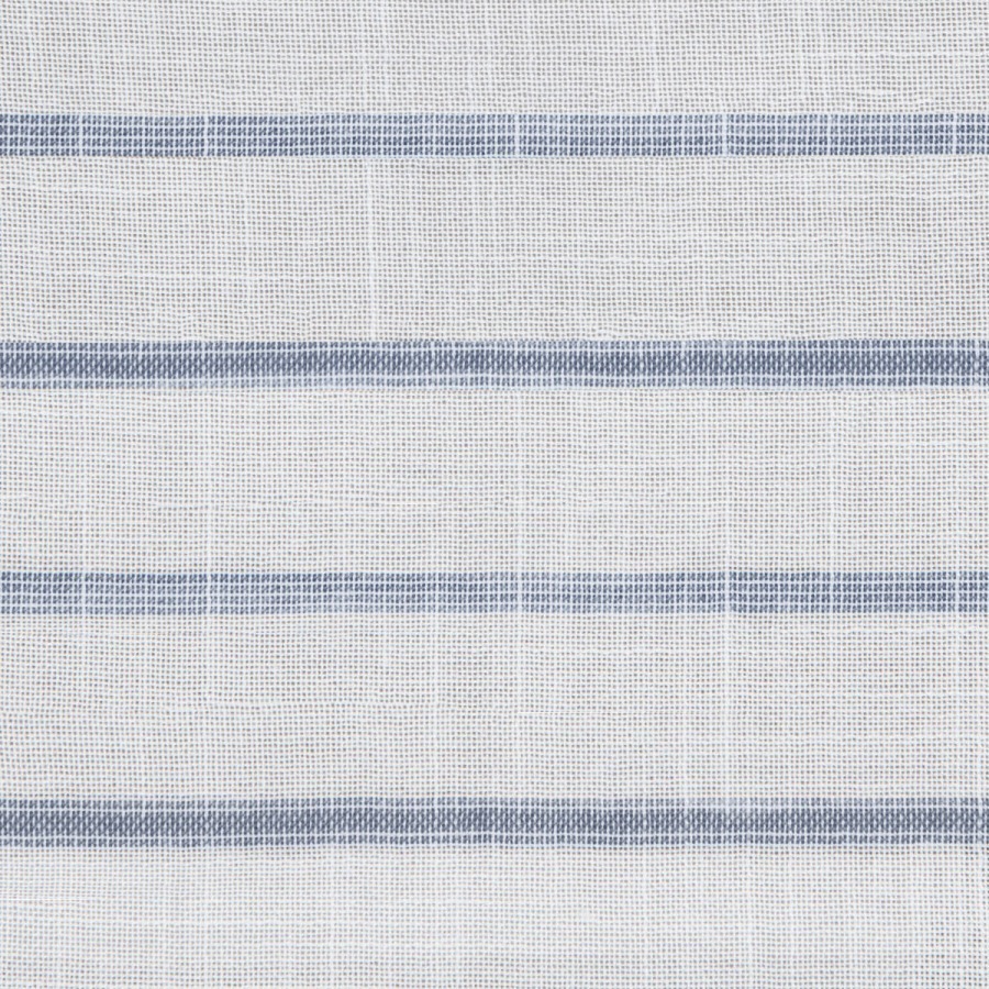 Tecido Gaze Lista Chalk Denim