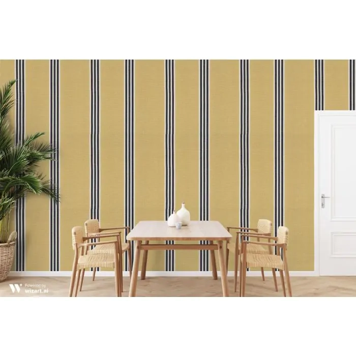 Tecido Lista Camel Com Black