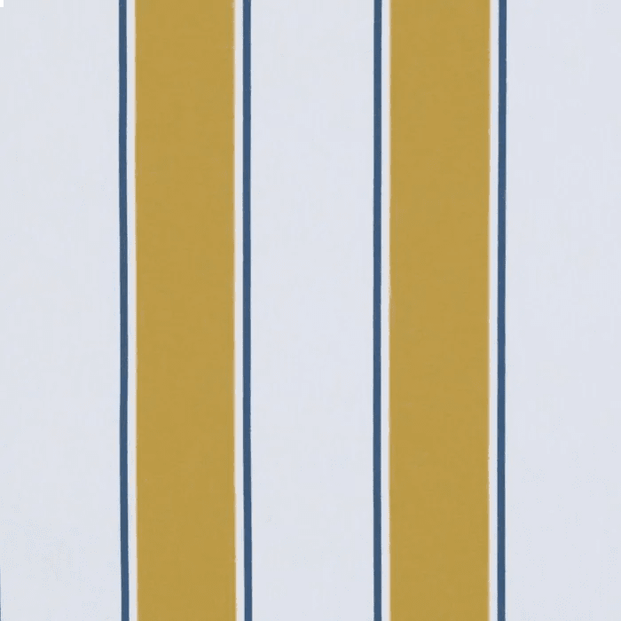 Tecido Lista Canvas Cúrcuma