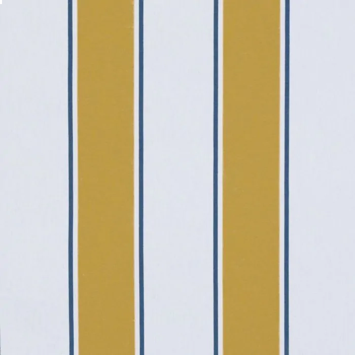 Tecido Lista Canvas Cúrcuma