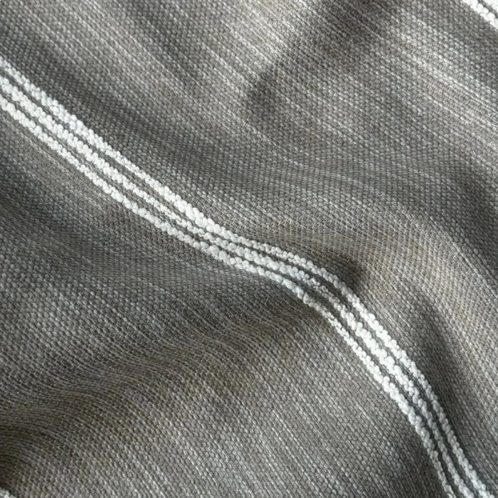 Tecido Lista Natural e Off White by Sunbrella