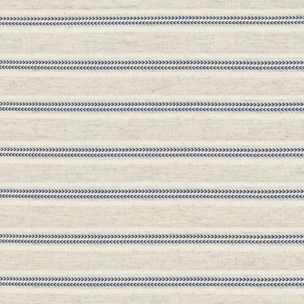 Tecido Lista Sargento Marinho com Fundo Natural 