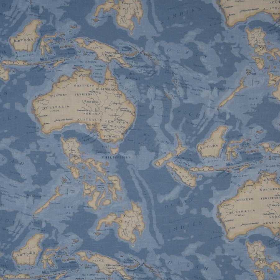 Tecido Mapa