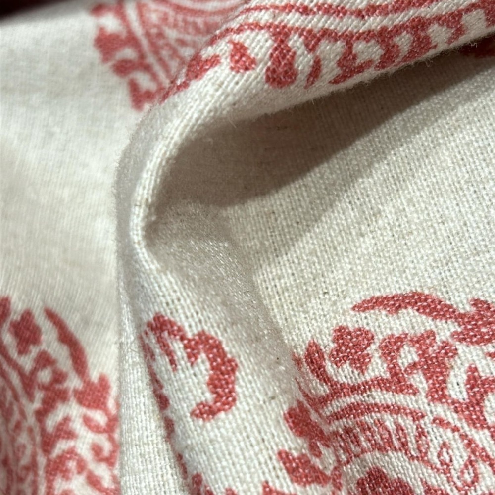 Tecido Paisley Magenta 