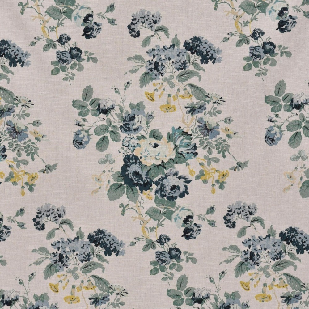 Tecido Peônia Sage Natural