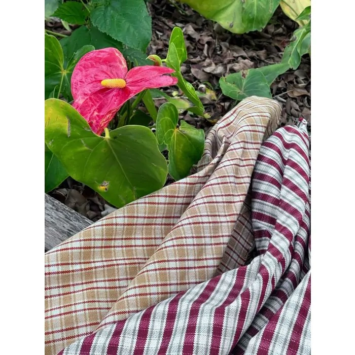 Tecido Xadrez Lótus Tecido Xadrez Lótus