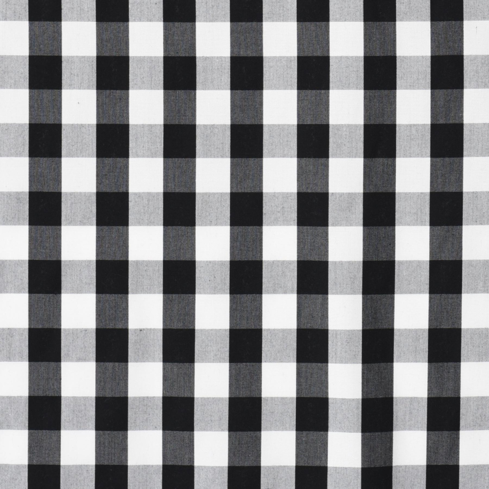 Tecido Xadrez P Black