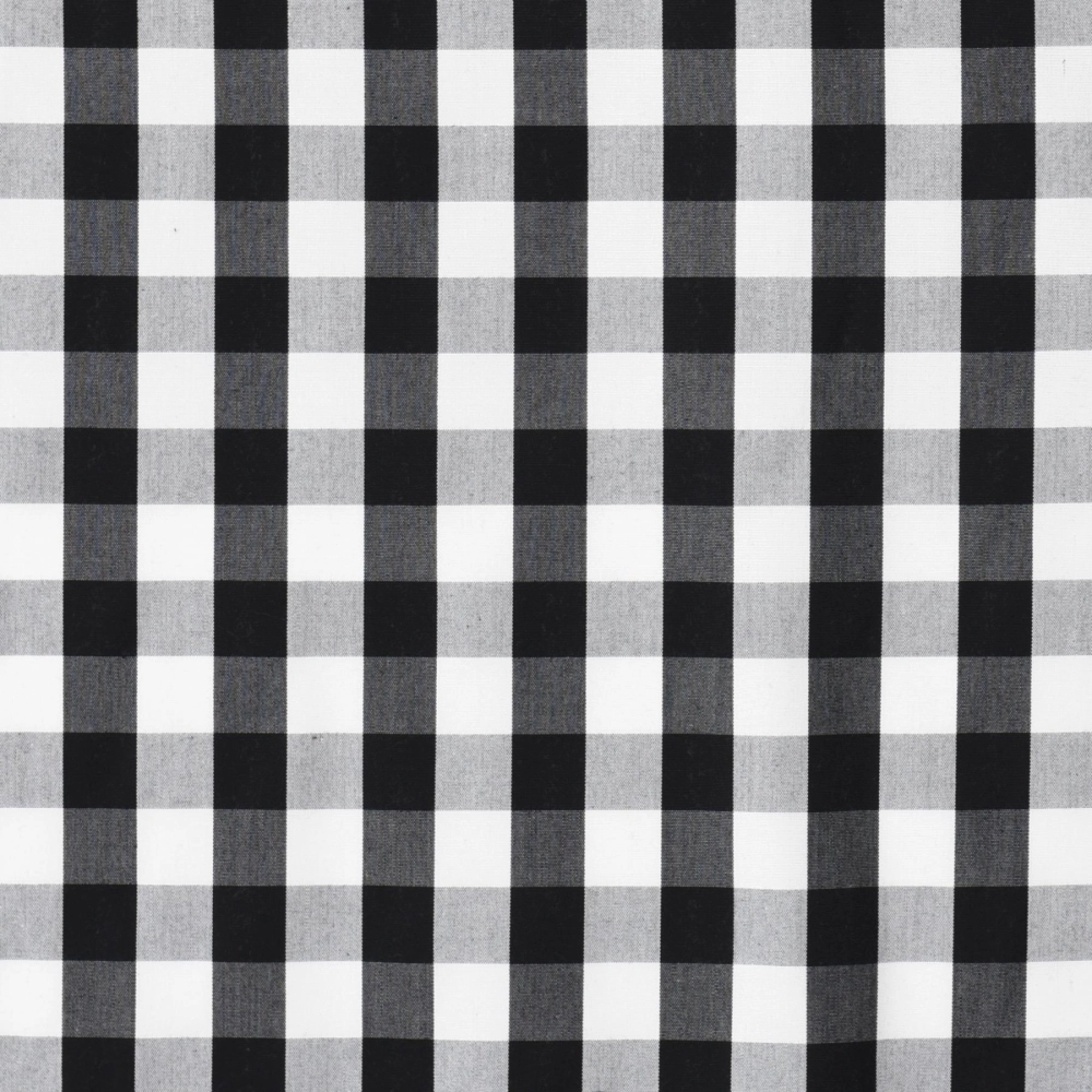 Tecido Xadrez P Black