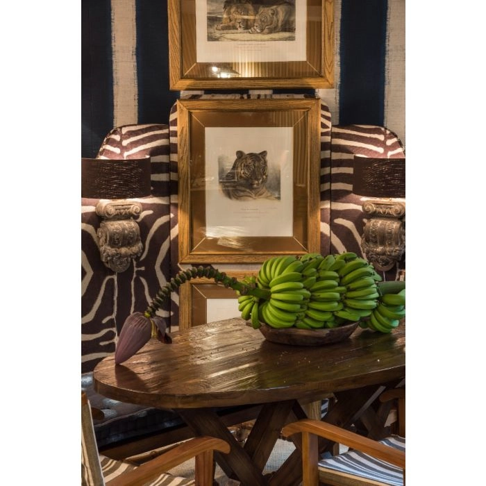 Tecido Zebra Veludo Bone