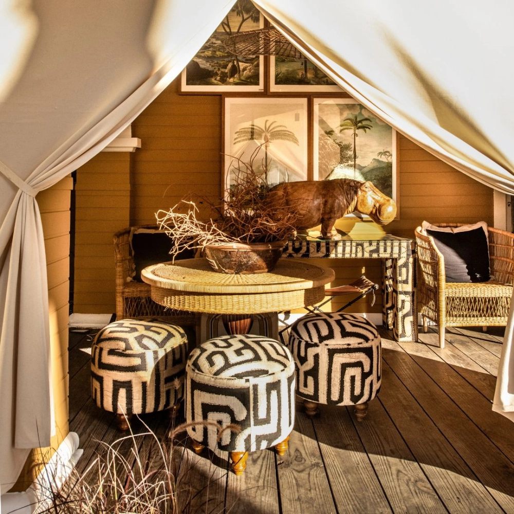 Tecido Estampa Kuba Off White Tecido Estampa Kuba Off White