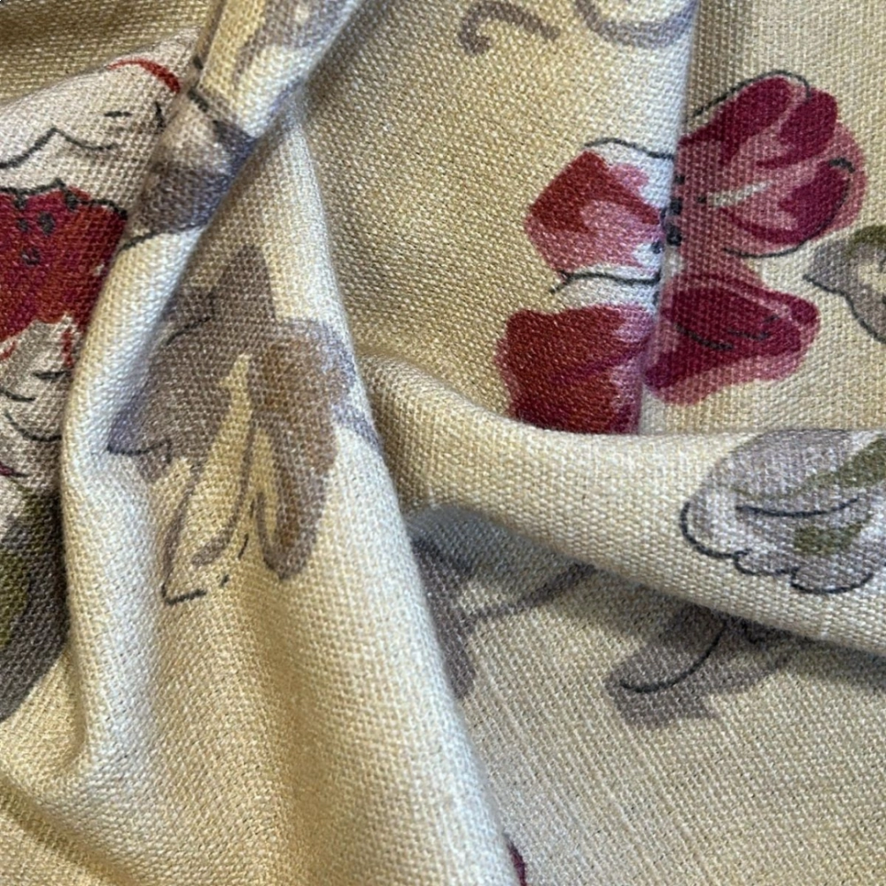 Tecido Flor Portland Corn