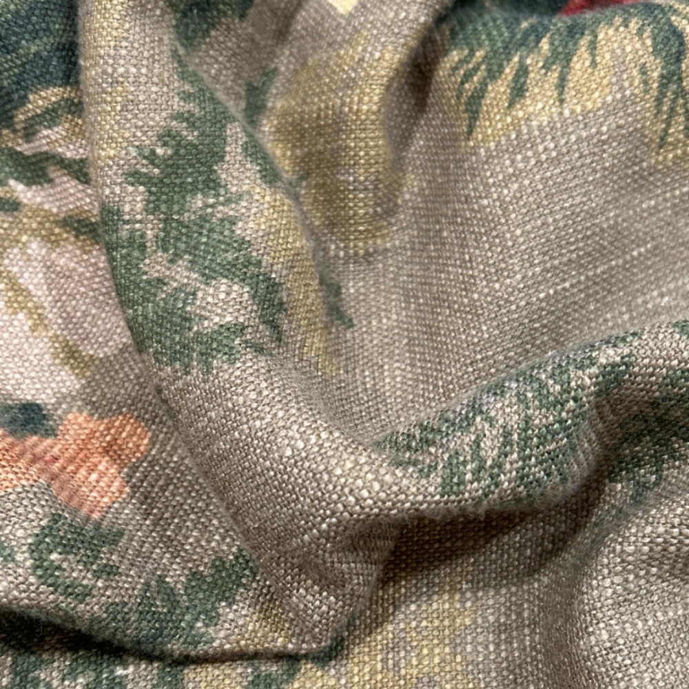 Tecido Flower Sagg Moss