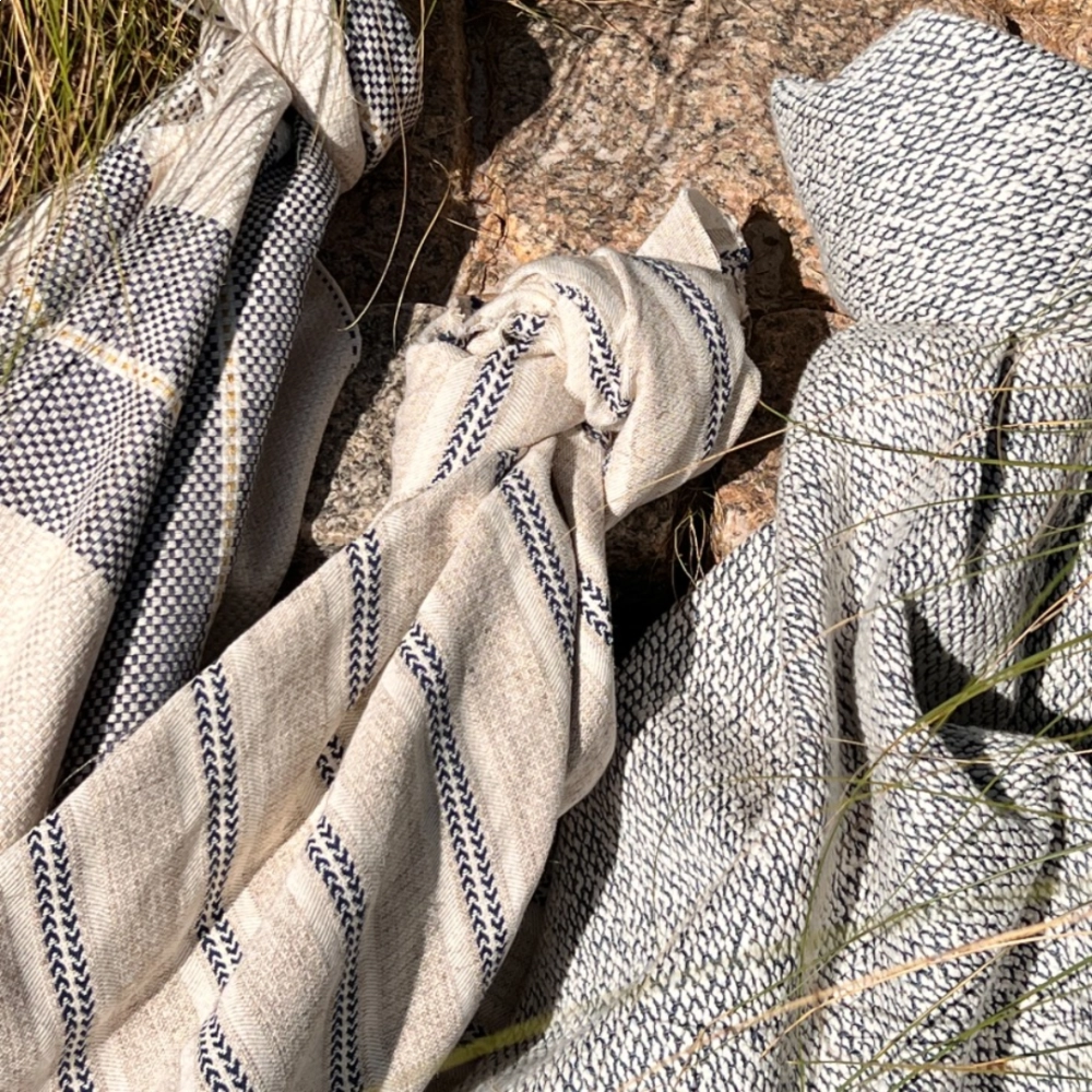 Tecido Lista Larga 2 Cores Marinho Tecido Lista Larga 2 Cores Marinho