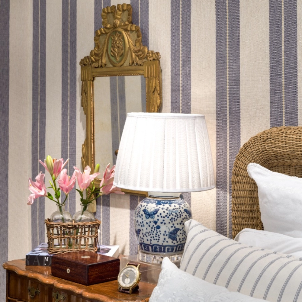 Tecido Lista Larga 2 Cores Marinho Tecido Lista Larga 2 Cores Marinho