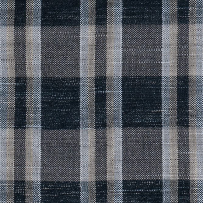 Tecido Xadrez Tricolor Navy